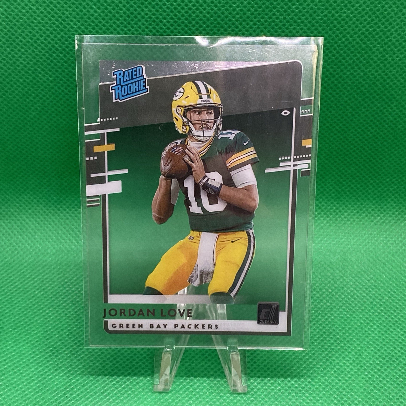 2020 Panini Chronicles #RR-JL Jordan Love Clearly Donruss Rated Rookies