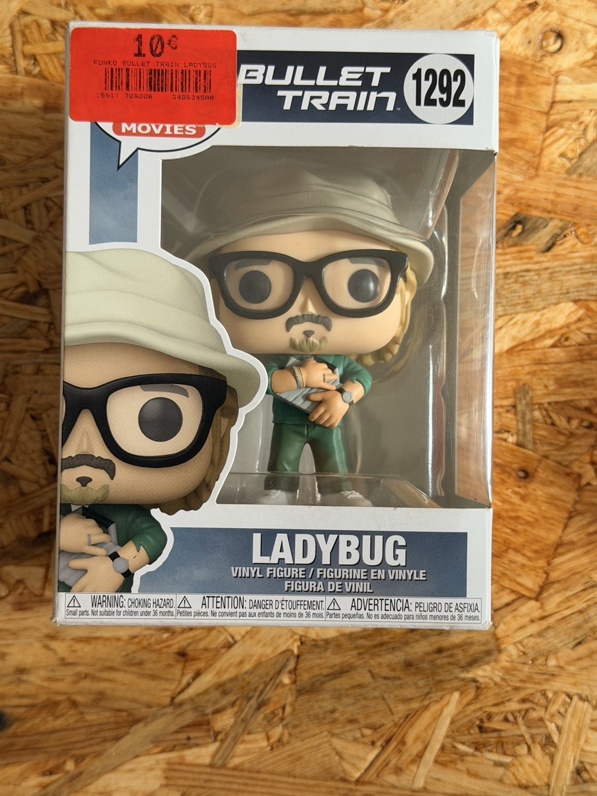 Funko Pop! Movies Bullet Train Ladybug n.1292 action figure vinile 2022 3+