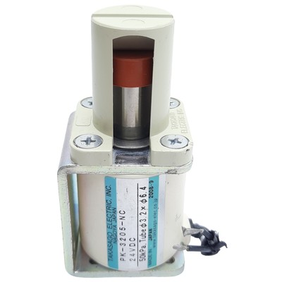 Takasago Electric PK-3205-NC Solenoid Pinch Valve 2-Way Normally Closed, 24 VDC