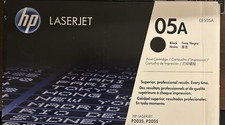 HP CE505A 05A Original LaserJet Toner Cartridge - Black