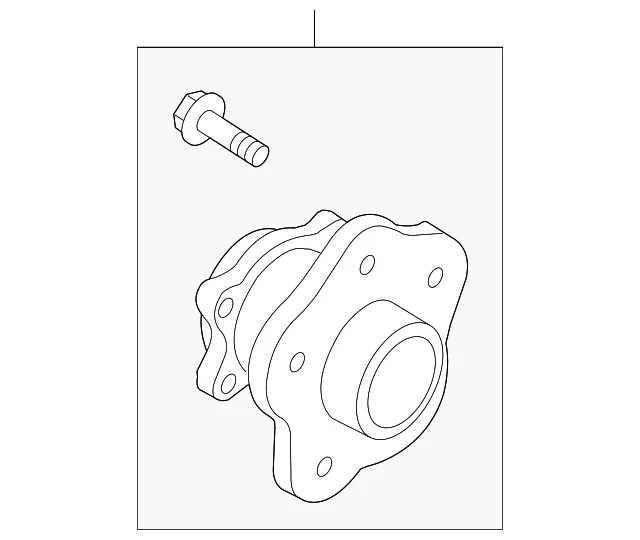 Genuine Nissan Altima Maxima Murano Rear Hub Assembly 43202-3JA1A - Image 4 of 4