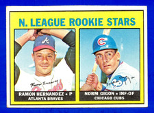 1967 TOPPS #576 RAMON HERNANDEZ / NORM GIGON ROOKIE CARD -- VG / EX. rookie card picture
