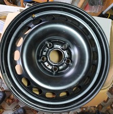 4 x stahlfelge vw 6,5 J x16 H2, gebraucht, neuwertig, Farbe schwarz