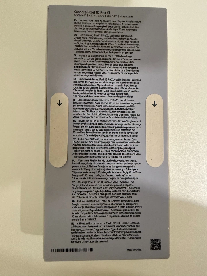 Google Pixel 10 Pro XL Quartz Gris 256 Go (débloqué) -NEUF - Photo 3/4