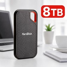 external hard drive 8TB High Speed Capacity Solid State Usb3.2 Laptop Mac And PC