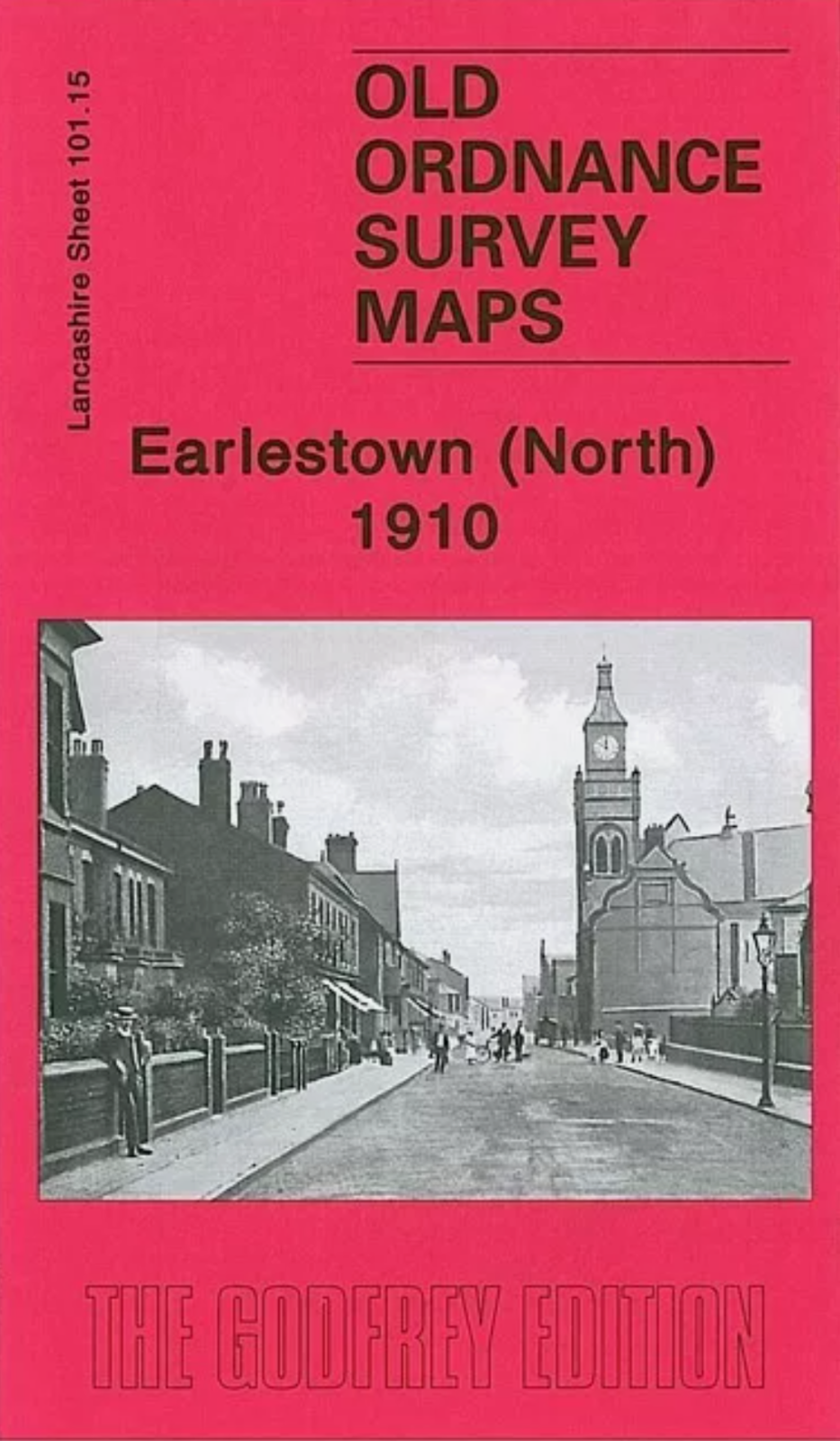 MAP OF Earlestown (North) 1910 Lancashire Sheet 101.15 by Kay Parrott NEW