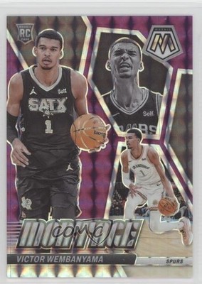 2023 Panini Mosaic Montage Purple Prizm 29/99 Victor Wembanyama #7 Rookie RC 9o3