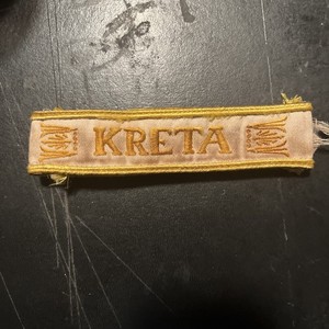Very Rare Invasion Of Crete Cuff Title 