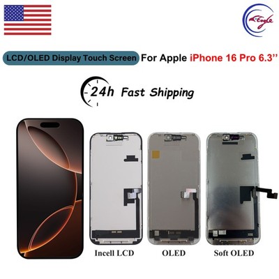 LCD/OLED Display Touch Screen Digitizer Replacement For Apple iPhone 16 Pro