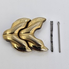 2X Link 20MM Gold Steel 44K5-B-I FOR Seiko Kinetic 5M62-0B40 Men's Watch