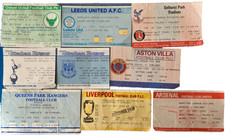 TICKET stubs :  Chelsea 1990 X 9 div 1