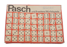 DDR Spiel Pasch und 8 weitere Würfelspiele VEB Plastspielwaren Berlin