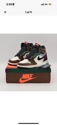  NEW DS Nike Air Jordan 1 Retro High OG Hand Crafted Men's 11 DH3097-001 Rare 