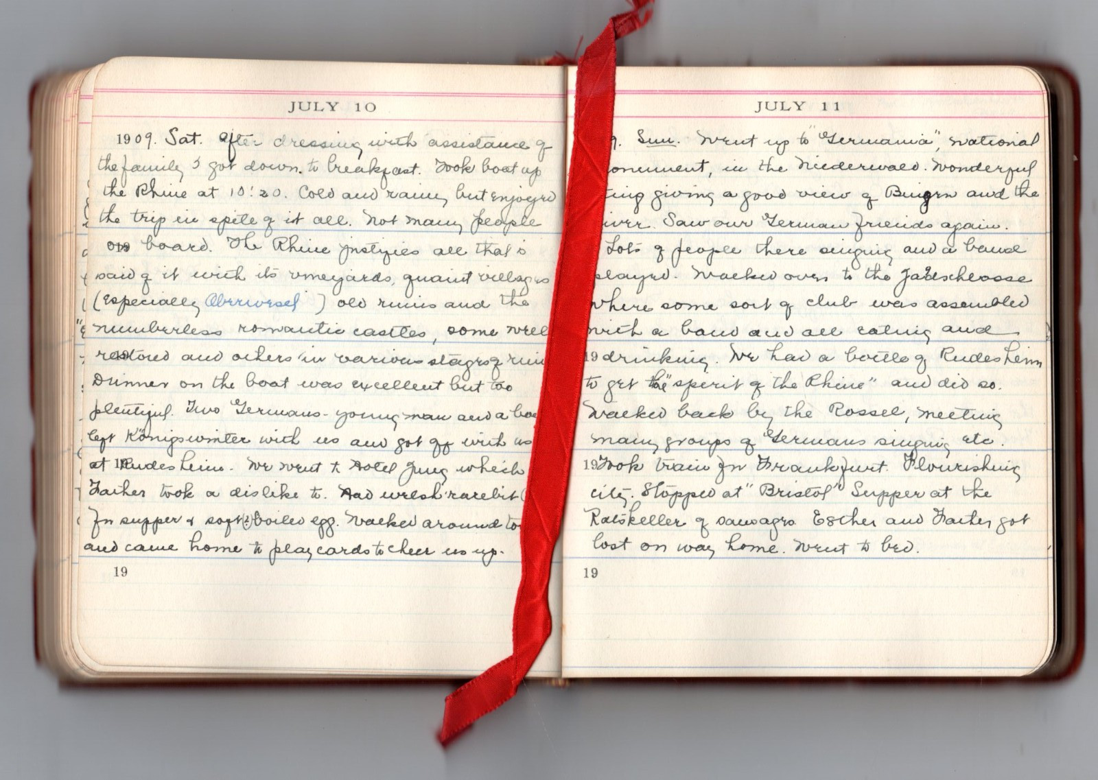1906-10 Edwardian Travel Diary Trips to Denver CO, Russia, Cuba & Aurora NY RARE