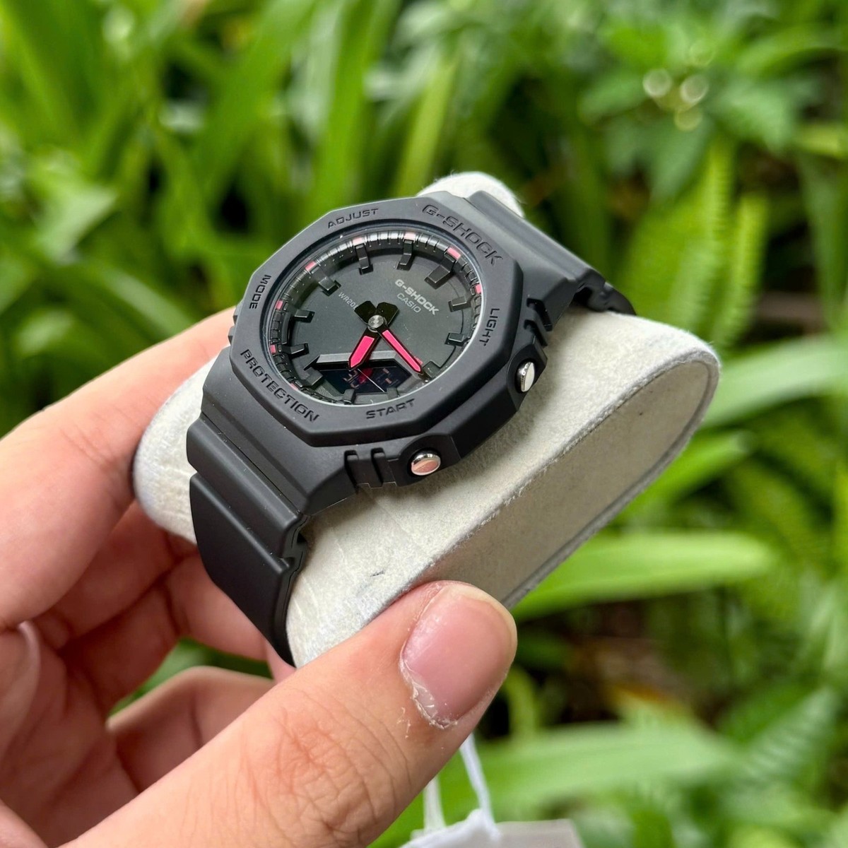 Casio G-Shock GMA-P2100SA-1A1 Black Analog Digital Octagonal