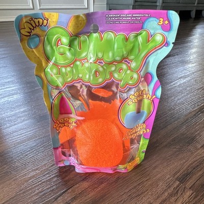 Mini Soft & Squish Gel Squeeze Ball Stress Toy Orange 3in CP-9687