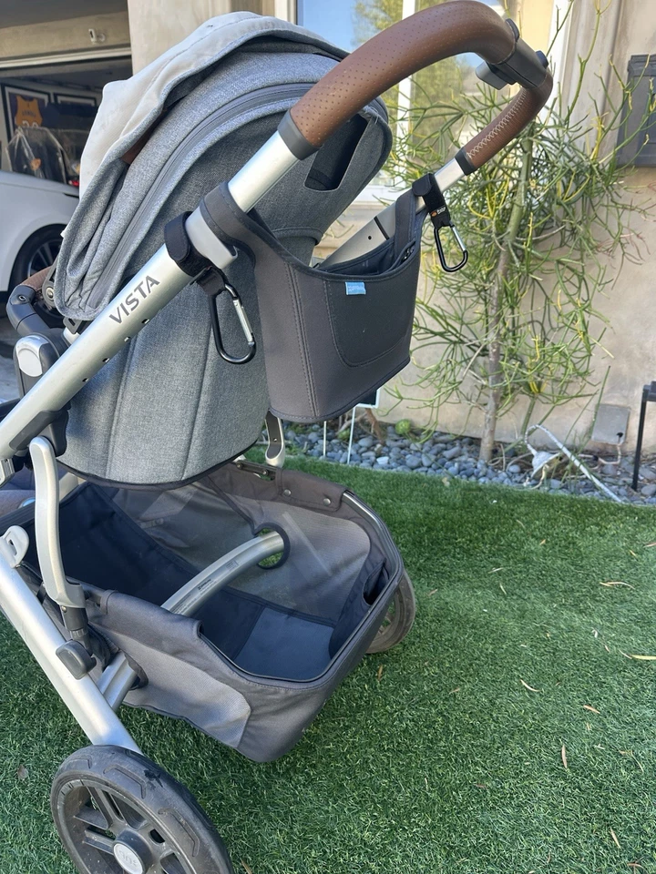 Combo cochecito y moisés Uppababy Vista, ruedas todo terreno Foto 4 de 4