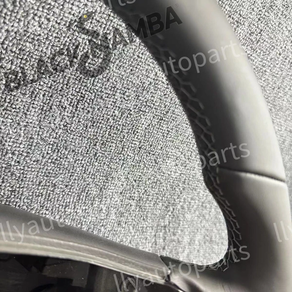 Full Leather Steering Wheel for Mercedes Benz R230 W219 W209 W211 CLK G55 E55 - Изображение 3 из 4