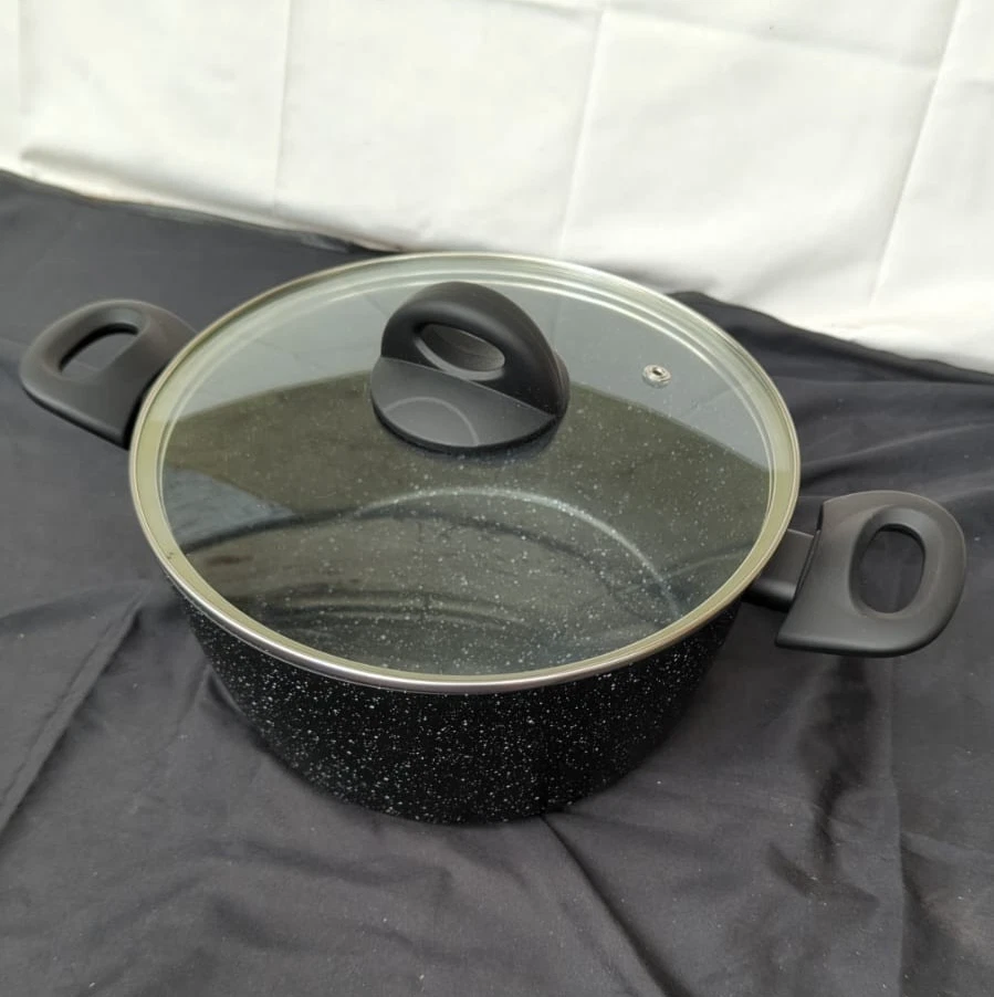 Blackmoor Classic 24cm Stock Pot with Tempered Glass Lid / 5L