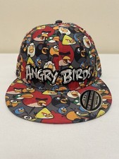 Angry Birds Boy s Youth Flat Brim Adjustable Cap Hat