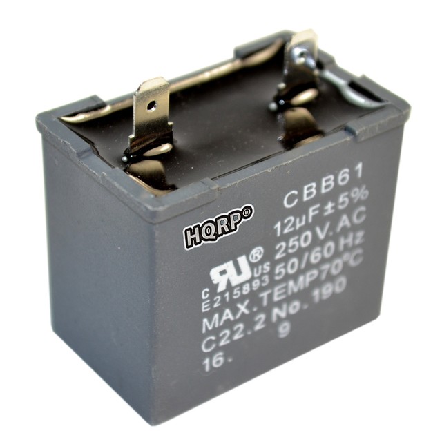 12uf Motor Capacitor for Whirlpool Refrigerators, 2169373 W10662129