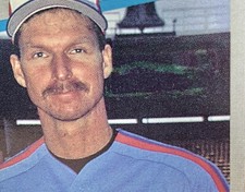 1989 Fleer MARLBORO ERROR Randy Johnson #616 GREEN TINT SCRIBBLE EX-MT+ CENTERED