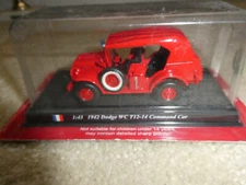Del Prado 1:43 Diecast Fire Truck Vehicle 1942 Dodge WC T12-14 Command Car NIP