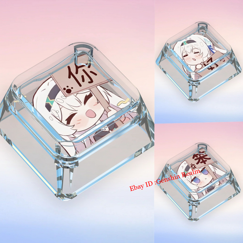 Tastiere personalizzate trasparenti tema lucciola Anime Honkai: Star Rail Firefly - Foto 11 di 48