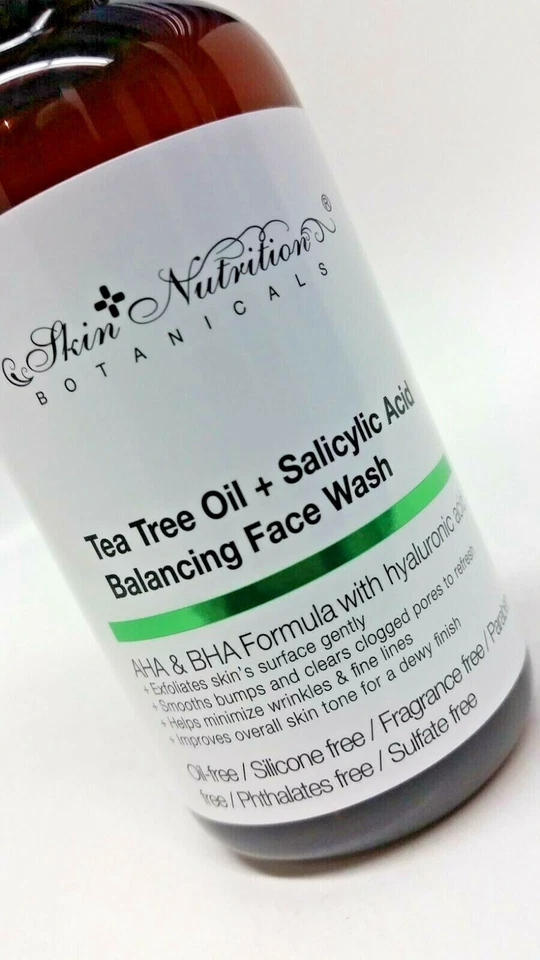 (2) Питательные средства для кожи растительные средства масло чайного дерева + салициловая кислота балансировка умывание лица - Изображение 4 из 4