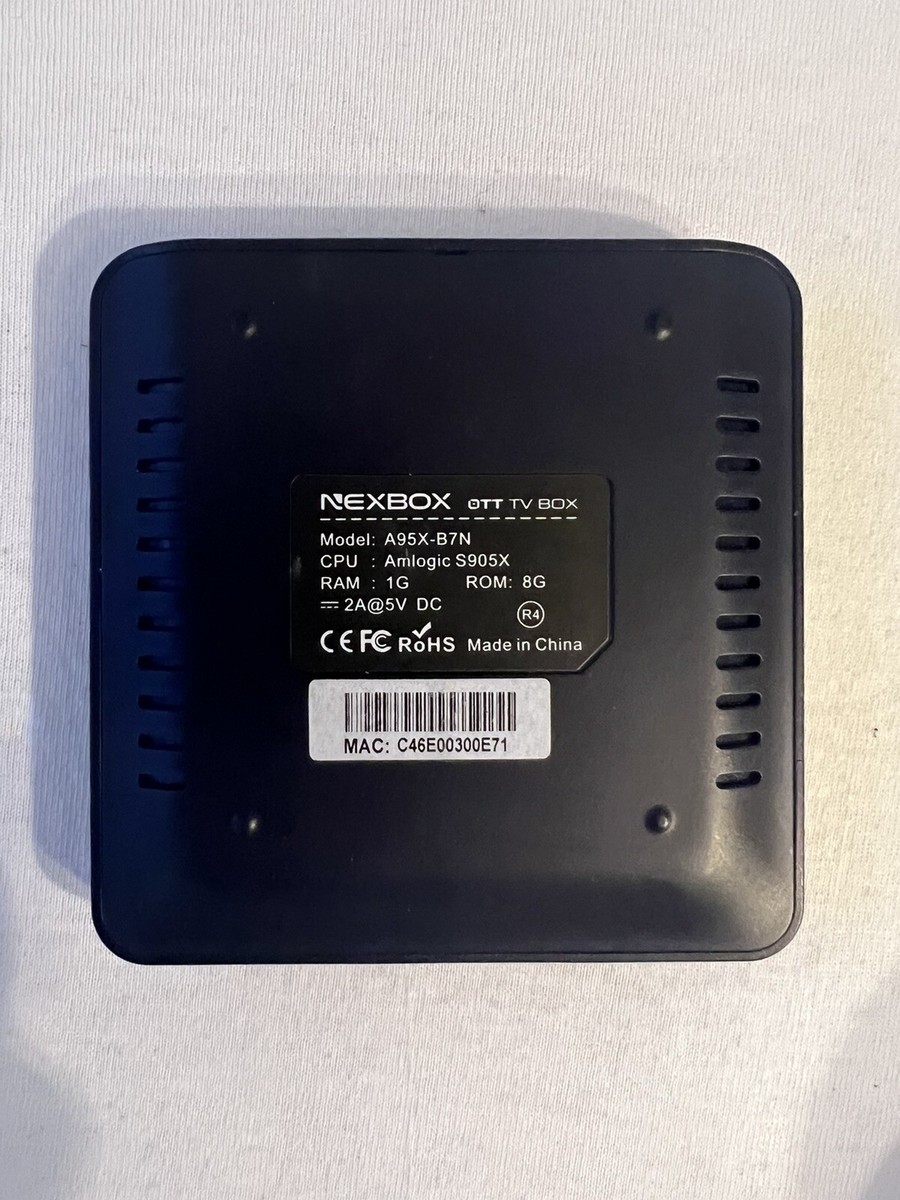 NEXBOX A95X -A7N4K TV BOX S905 1G RAM+8G ROM 2.4G/5G Wired Or WIFI