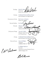 Signed. USPS FDC Ceremony Program #2599 Statue of Liberty AMERICOVER  AFDCS 1994