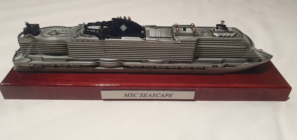 MSC Seascape Metal Ship Model, New In Box | eBay