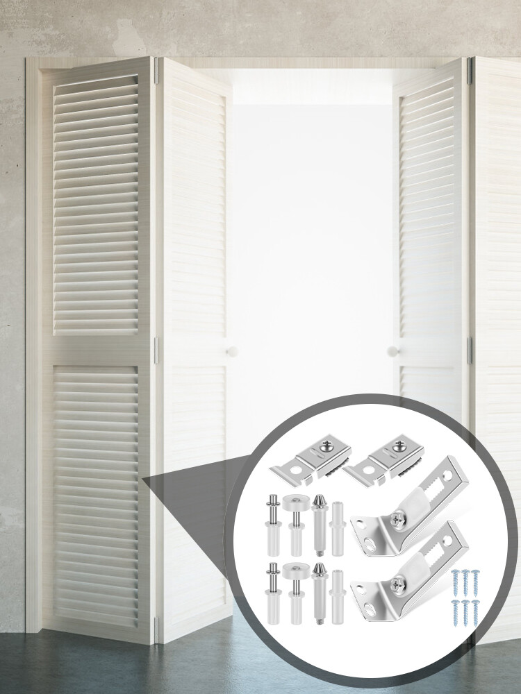 Bifold Door Hardware Repair Kit 12Pcs Bifold Sliding Closet Doors Parts AA eBay