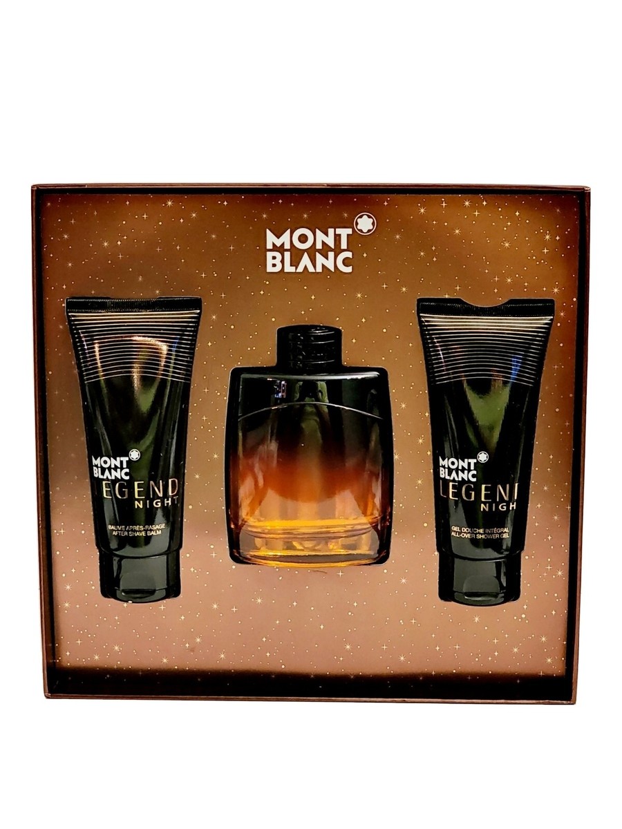 Montblanc Legend Night by Mont Blanc Gift Set for Men for