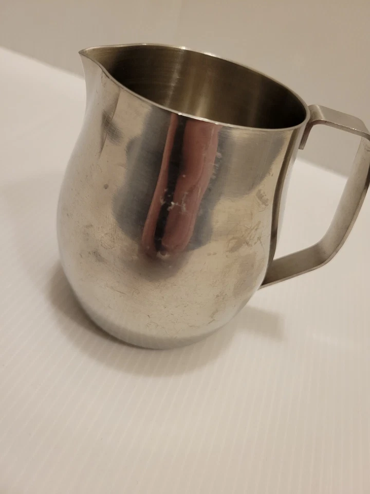 Crema jarra caña y cartón acero inoxidable 4" Foto 3 de 4