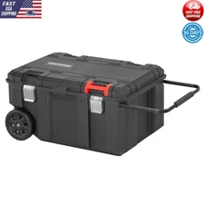 30 Gallon Rolling Tool Chest Quick Access Storage IP54 Rated Durable Organizer