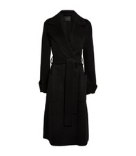 Bnwt Joseph Coat Size 40 (uk 12-14) Arline Black 80% Wool 20% Cashmere Belted