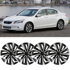 For Honda Accord 2008-2012 4pcs 16 Hubcap Wheel Rim Cover Steel Wheel Hub Cap
