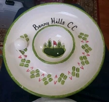 Berry Hills Country Club Chip And Dip Server