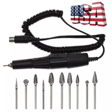 Dental Lab Electric Micromotor Handpiece Polishing 35K RPM Marathon HP Burs