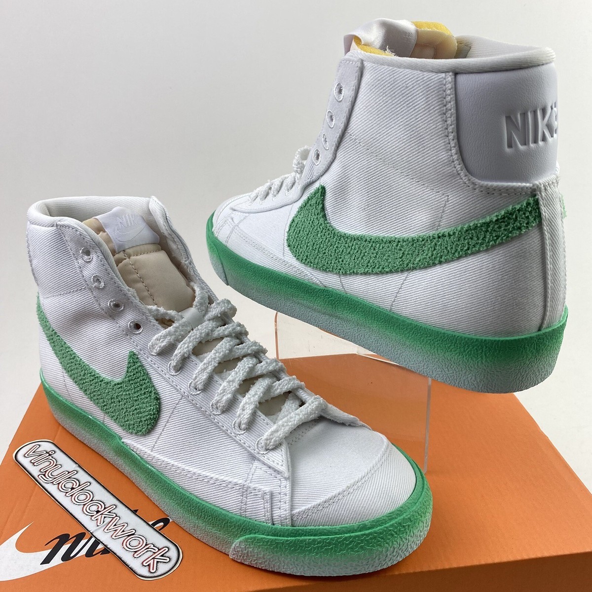 【NIKE】 WOMEN'S BLAZER MID '77 ◆大人気◆ FJ4547 100 Nike Womens Blazer Mid '77 Size 9.5 White Spring Green