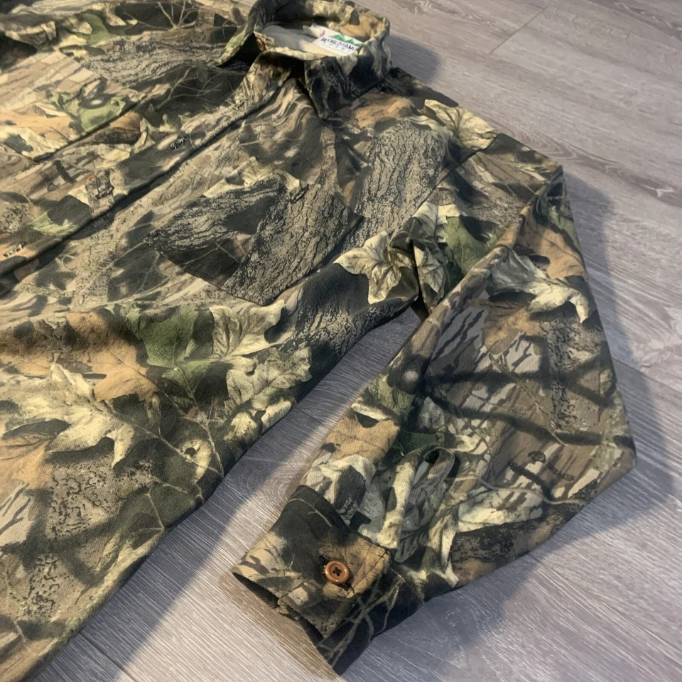 Camisa Camuflada De Colección Chaqueta de Coro Hombres XL Caza World Famous Gorpcore Foto 4 de 4