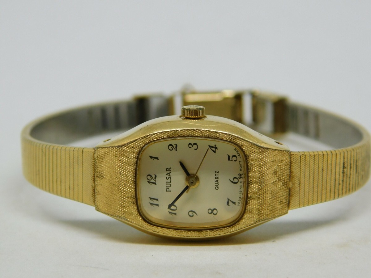 Damenuhr österreich Uhren Von Pulsar Pulsar V233-5810 Gold Tone