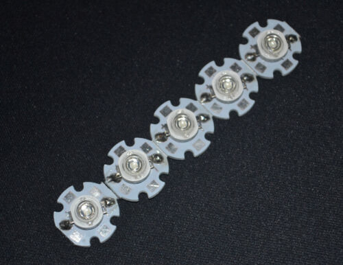 Lampada lampadina chip LED 3W UV ad alta potenza 365 nm 375 nm 395 nm 400 nm 410 nm 420 nm - Foto 9 di 10