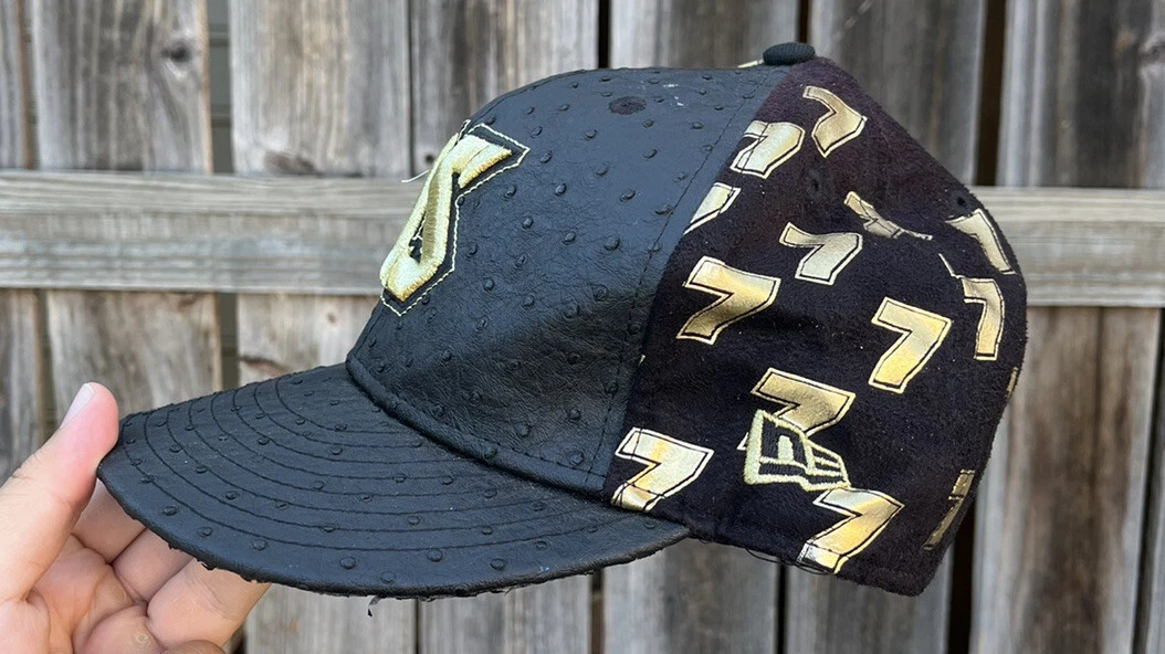 New Era Capture The Flag James Stewart Edition Fitted Hat 7 1/4 Motocross RARE