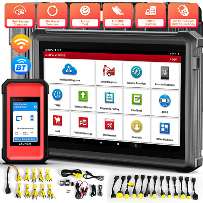 LAUNCH X431 V+ Smartlink HD OBD2 Diagnosegerät Scanner 12/24V LKW PKW ECU CODING