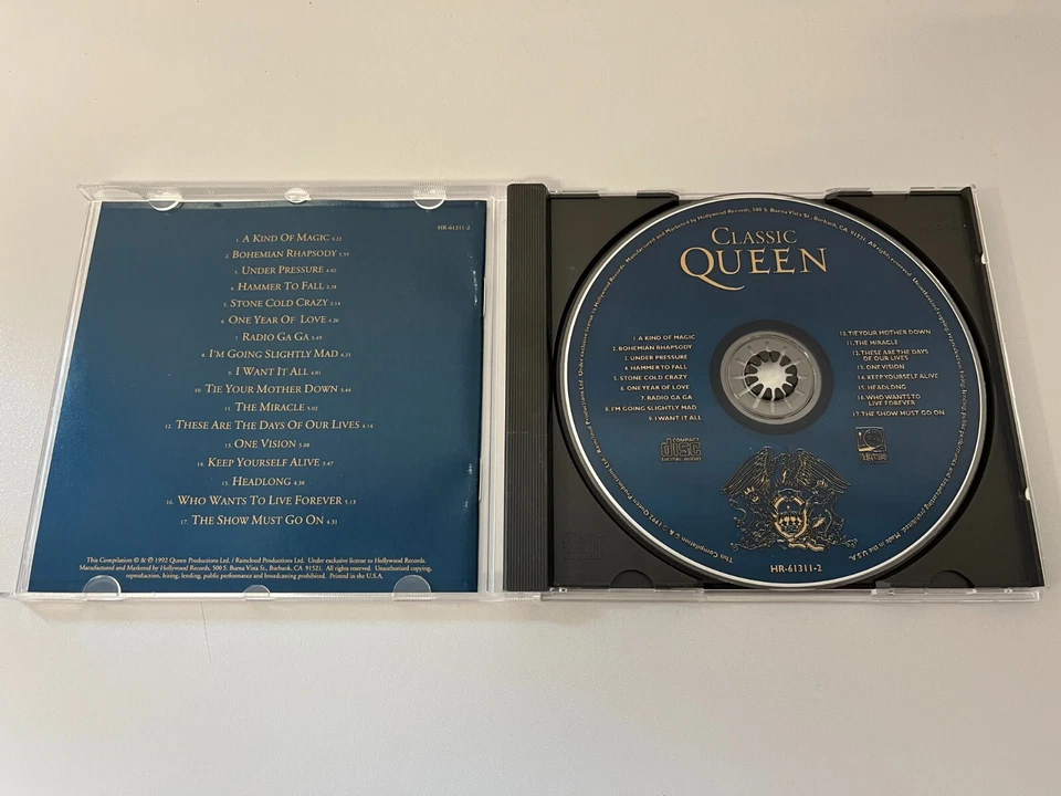 Queen – Classic Queen - US Import CD © 1992 - Radio GaGa,A Kind Of Magic.. - Bild 2 von 3