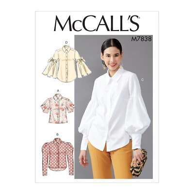 McCall s Misses Top / Weste Schnittmuster M7838