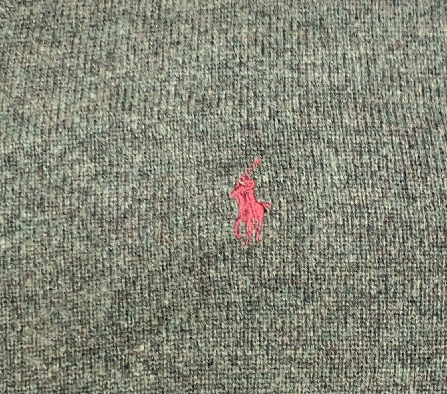 PONY POLO RALPH LAUREN taglia XL maglione uomo 100% lana di agnello italiana scollo a V XL