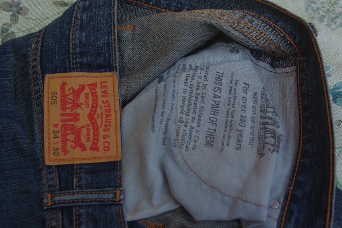 Levis 505 Blue Jeans Vintage Inspired 34x30 | eBay Levis 505 Blue Jeans Vintage Inspired 34x30 | eBay